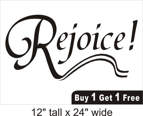 2X Bold Rejoice Wish Removable Wall Art Decal Vinyl Sticker Mural Decor-FA286