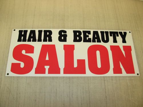 HAIR &amp; BEAUTY SALON Banner Sign NEW XL Extra Large 4 Barber Shop Nail Supply Tip