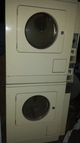 Maytag commercial dryer coin operated coin op double stack 120v / gas for sale
