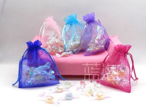 100 7x9 luxury organza wedding favour christmas gift candy bags jewelry pouches for sale