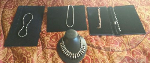 Lot of 4 Jewelry sales display items.