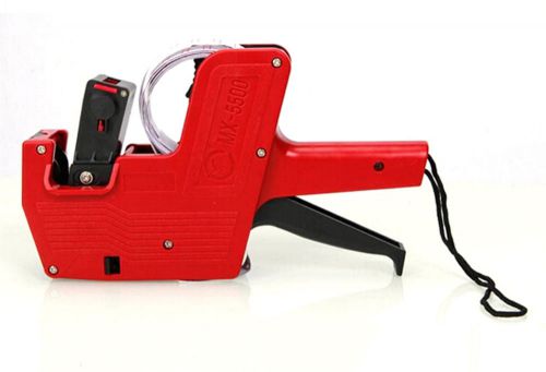 Red color good quality 8 digits single row price tag label coding gun  mx-5500 for sale