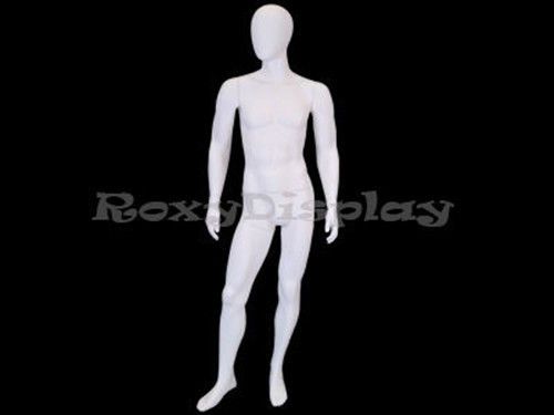 Fiberglass Male Mannequin Egg Head Dress Form Display #MD-GM53W2