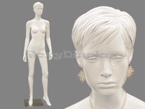 Female Highend Fiberglass Molded Hair Mannequin Display Dress form #MD-ABBYW2