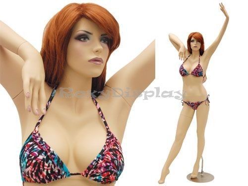 Sexy big bust fiberglass female mannequin #md-ack6x for sale