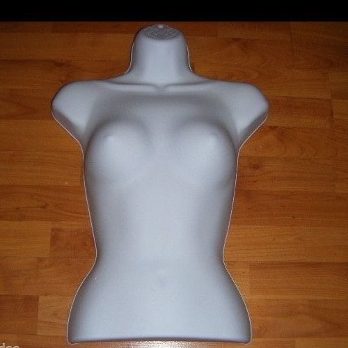 3 Used TShirt Female Display Womans Torso Body Fits Sizes 5-10 Hanging Mannequin
