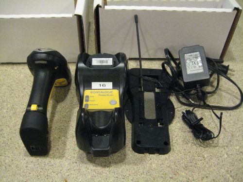 DataLogic PowerScan M8300 Data Logic Barcode Scanner with BC-8030 Base &amp; Charger