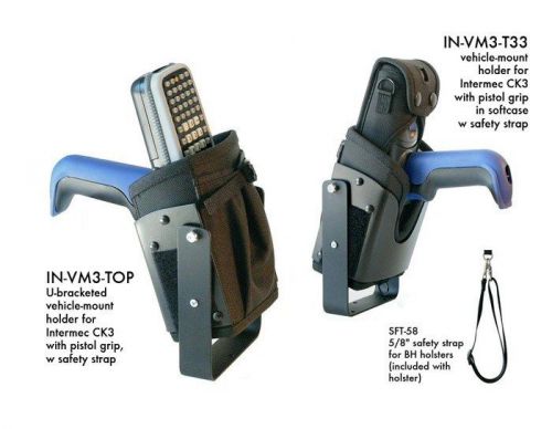 Vehicle U-bracketed holder (extra large) for Intermec CK3 in softcase
