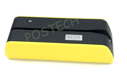 Yellow MSR09 MSRX6 Smallest  Magnetic Encoder Writer C/MSRE206/605  USB-Powered