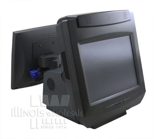 Ncr realpos 7402-1142 terminal, 12&#034; touchscreen, w/ 5942 rear customer display for sale