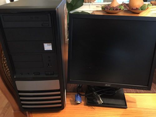 Aloha Server with Acer 17&#034; Monitor and DLink 8 port switch