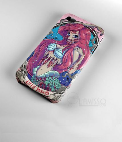 New Design Ariel Little Mermaid Zombies 3D iPhone Case Cover