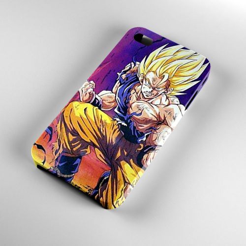 Son Goku Dragonball Z DBZ on 3D iPhone 4/4s/5/5s/5C/6 Case Cover Kj70