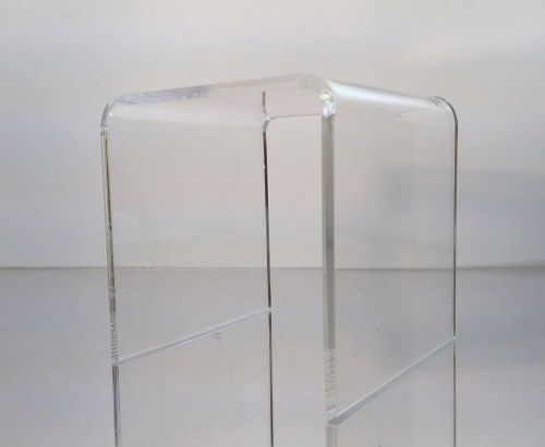4 pack of Clear Acrylic Square Riser Display Stand 8 x 8 x 8&#034;