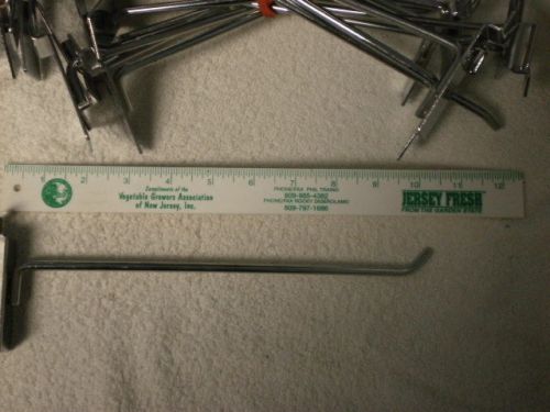 9  slat wall hooks 10 inches long (great deal!)