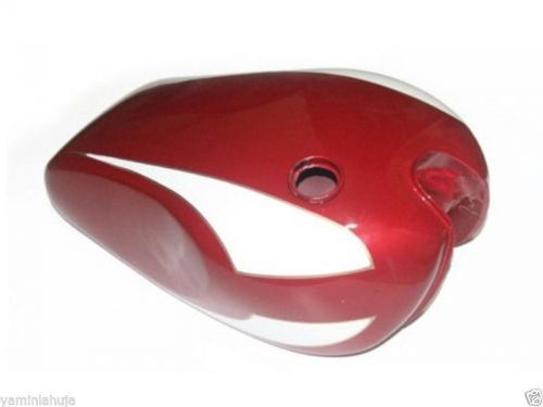 Cherry Red And White Vintage Triumph T160 Trident Fuel Petrol Tank 4 Gallon