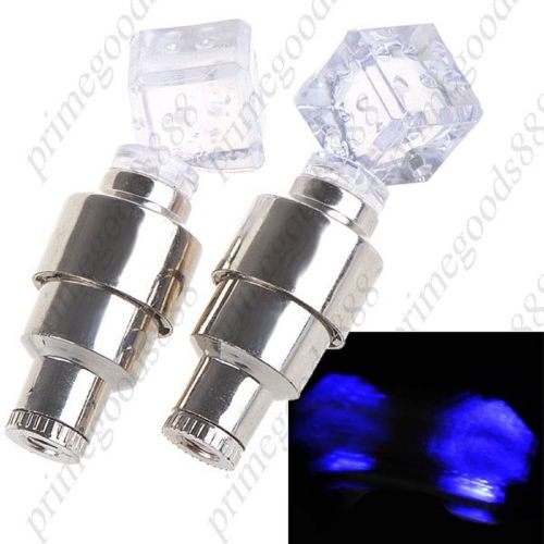 2 x Dice Valve Cap LED Light Wheel Tyre Lamp for Car Vehicle Deal Free Shipping