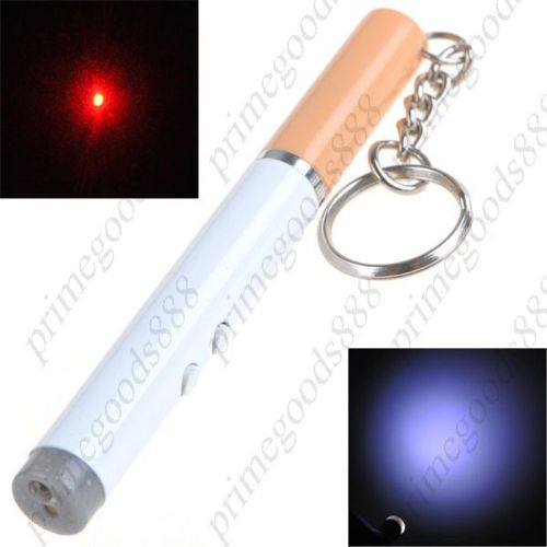 4 in 1 Laser Pointer LED Light Ball Pen Keychain Multi Functions Slim Cigarette