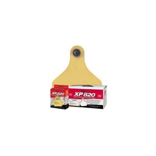 Xp 820 insecticide fly tags 100/pkg cattle cows calf  free cooler for sale