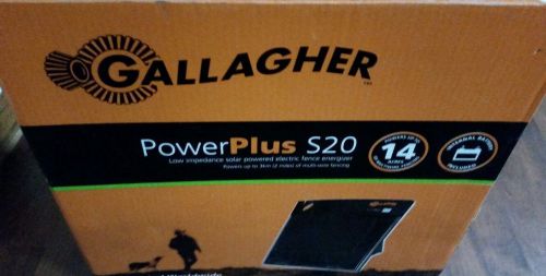 Gallagher Solar Powered Low Impedance Fence EnergizerPowerPlus S20 Up to14 Acres