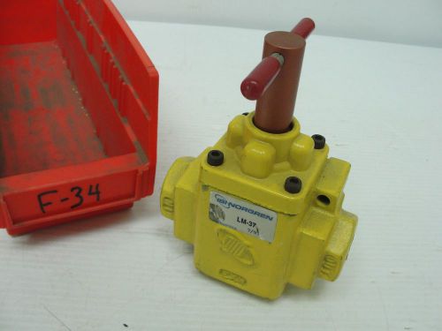 New no pkg, norgren loc-master lm-37, manual safety lockout exhaust air valve for sale