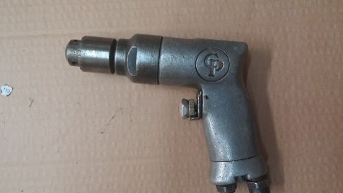 Chicago Pneumatic Air Drill w/ 3/8&#034; Jacobs Chuck, 3000rpms- NO RESERVE