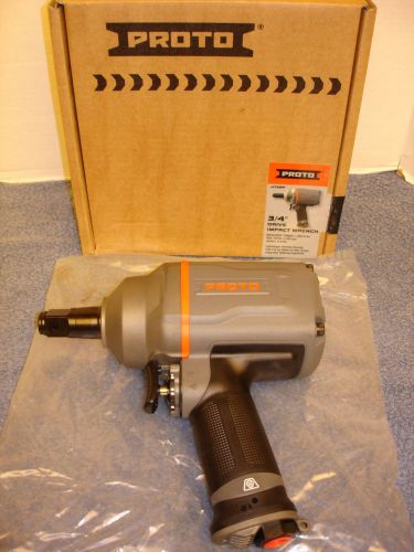 Proto 3/4&#034; drive air impact wrench j175wp titanium pneumatic industrial tool for sale