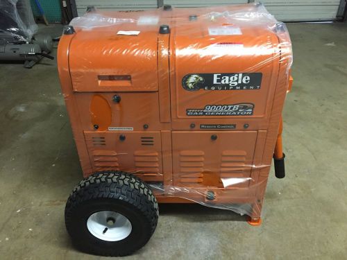 Eagle equipment 9000tb generator! brand new! remote start! no reserve!! for sale