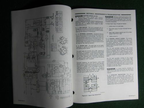 Miller Welder Service Manual Parts Electrical F191545+ 320 330 340 360