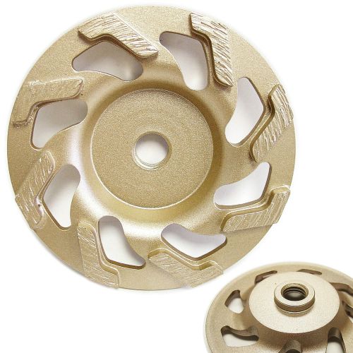 4.5” premium l-segment grinding cup wheel for concrete and masonry 5/8&#034;-11 arbor for sale
