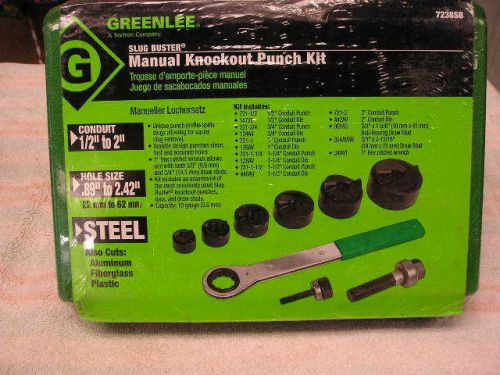 Greenlee 7238sb Slug Buster Knock out Set  ,L@@K NICE , BRAND NEW , ORIGINAL