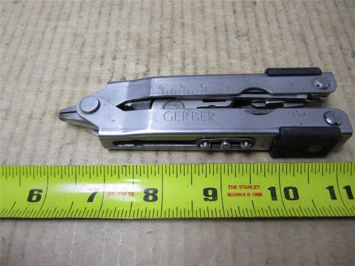 GERBER US MADE STAINLESS STEEL NEEDLE NOSE PLIERS MULTI TOOL