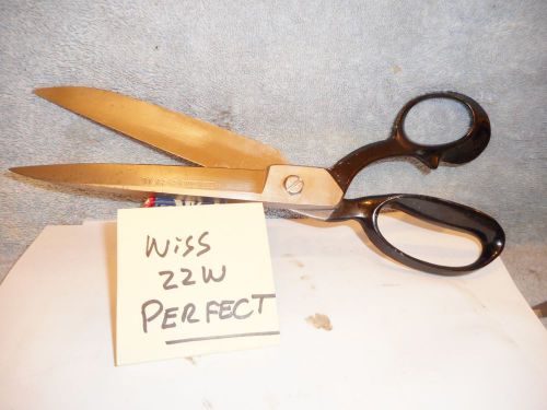 Buy now fbc usa nos wiss 22w shears p e r f e c t   $58.00 list !! for sale