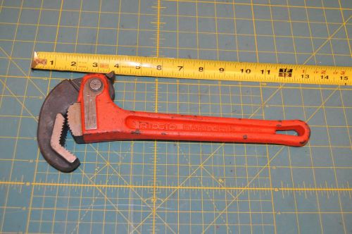 Ridgid  no 12&#034;  rapidgrip  &#034; one handed &#034; pipe wrench  usa for sale