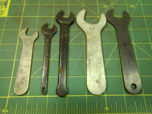 METRIC WRENCHES OPEN END MISC LOT OF 5 #52278