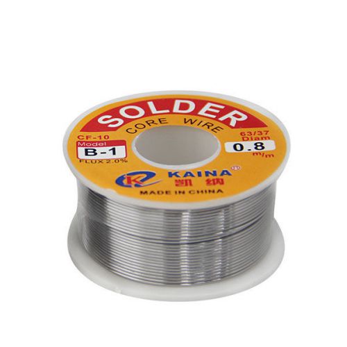 0.8mm 3.5 oz rosin roll core solder wire tin/lead flux solder welding iron reel for sale