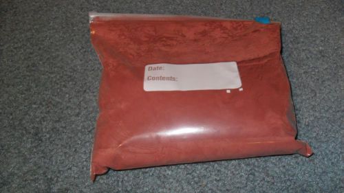 NEW POWDER COATING  PAINT 1 LB OF BRICK RED (FREE SAMPLE SEE DETAILS)