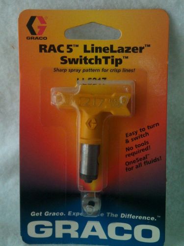 Graco rac 5 linelazer switch tip ll5217 line striper airless spray genuine new for sale