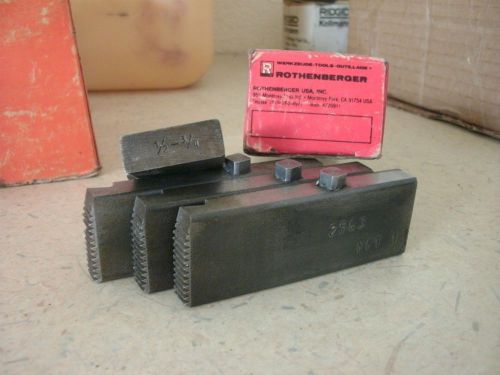 Rothenberger Pipe Threading Dies 00027 1/2&#034; - 3/4&#034; NPT 2583 Panther Collins