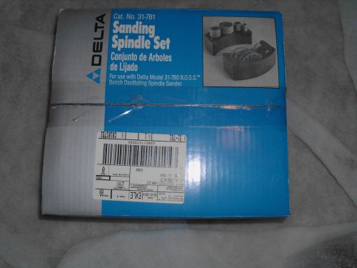 NOS DELTA 31-781 Sanding Spindle Set for 31-780 BOSS Spindle Sander