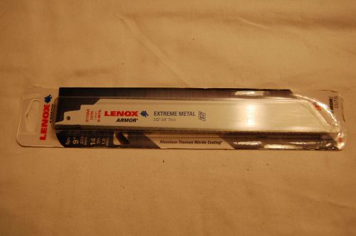 Lenox  9&#034; 14 TPI 9114AR Bi-Metal Extreme Metal Reciprocating Blades (Pack of 5)