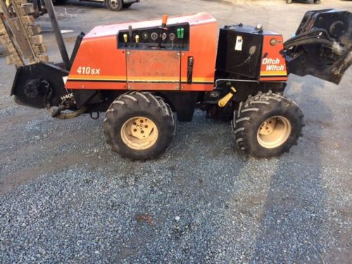 Ditch witch 410sx trencher 1054 hours vibratory cable plow boring machine for sale