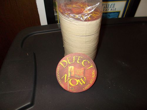 Cuervo Gold cardboard coasters OVER 100!!  Defect now!