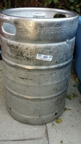 ANHEUSER BUSH BUDWEiSER Bud Lite 1/2 KEG 15.5 Gallon Full Size half Barrel