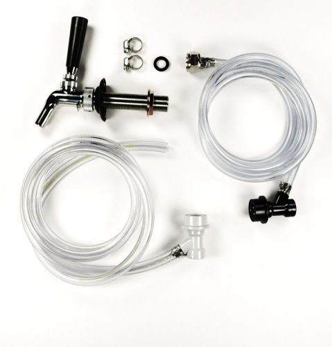 Stainless home brew add a tap kit corney ball lock for sale
