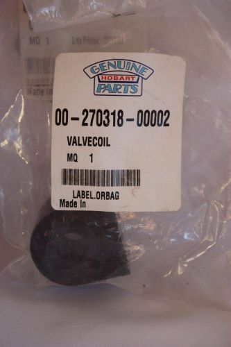 Hobart #270318-00002 valve coil 240v solenoid for dishwasher models for sale