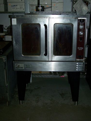 Southbend single deck convection oven, legs 115v; 1ph; nat gas; model: slgs-12sc for sale