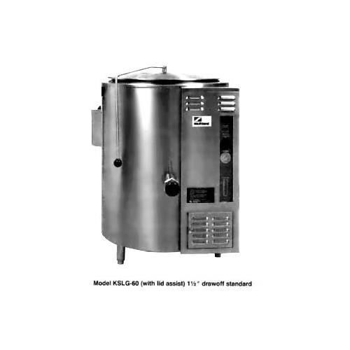 Southbend kslg-20 stationary kettle gas 20-gallon cap. two-thirds jacket therm for sale