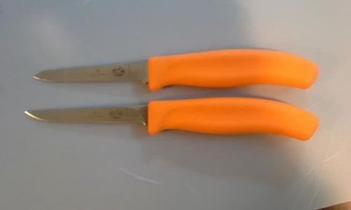 (2) boning knives. victorinox #09s9 &amp; 08s9 for sale