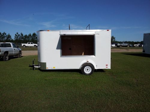 7&#039; x 12&#039; new low cost  catering, concession bbq trailer for sale